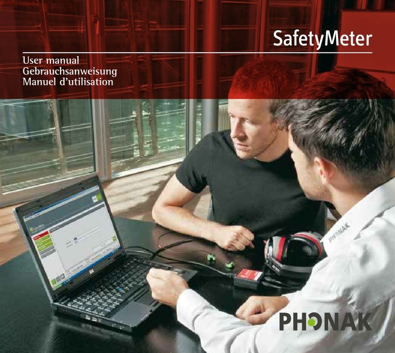 Phonak Serenity SafetyMeter User manual