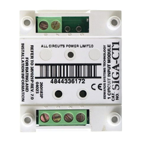 United Technologies Edwards SIGA-CT1 Assembly instructions
