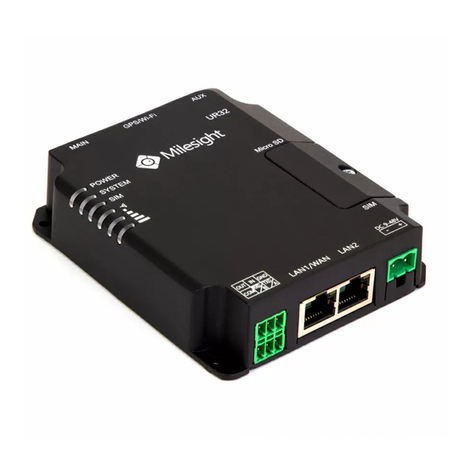 Milesight UR32 User manual