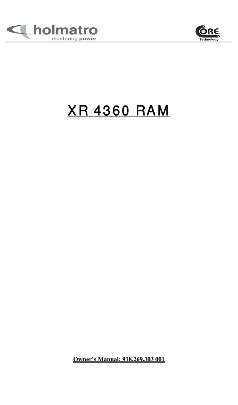 Holmatro CORE XR 4360 RAM owner's manual