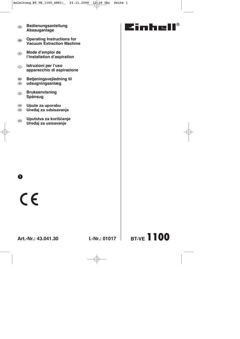 EINHELL BT-VE 1100 User manual