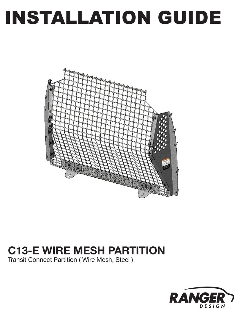 Ranger design C13-E installation guide