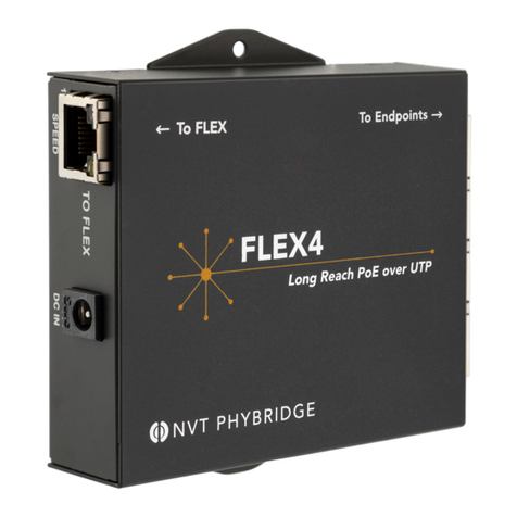 NVT Phybridge FLEX4 Quick install guide