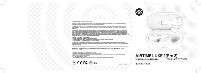 Zagg AIRTIME LUXE 2 quick start guide