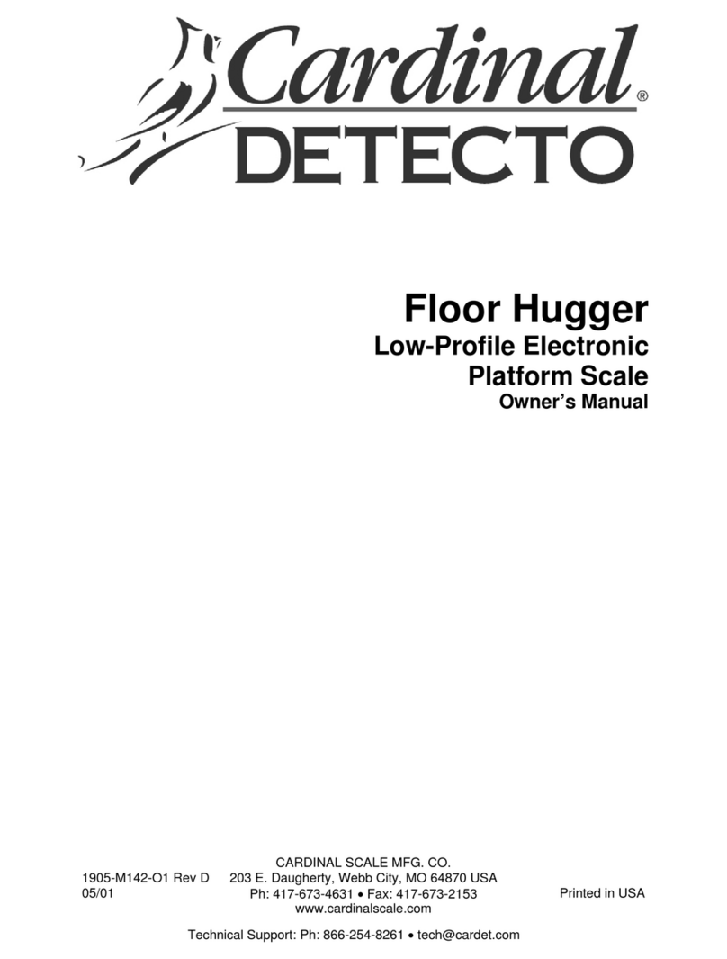 Cardinal Floor Hugger User manual