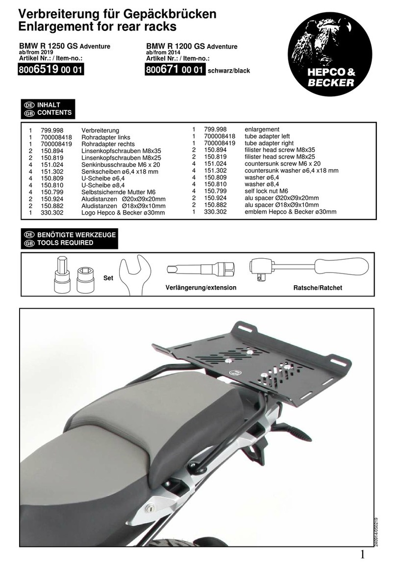 hepco & becker 8006519 00 01 User manual