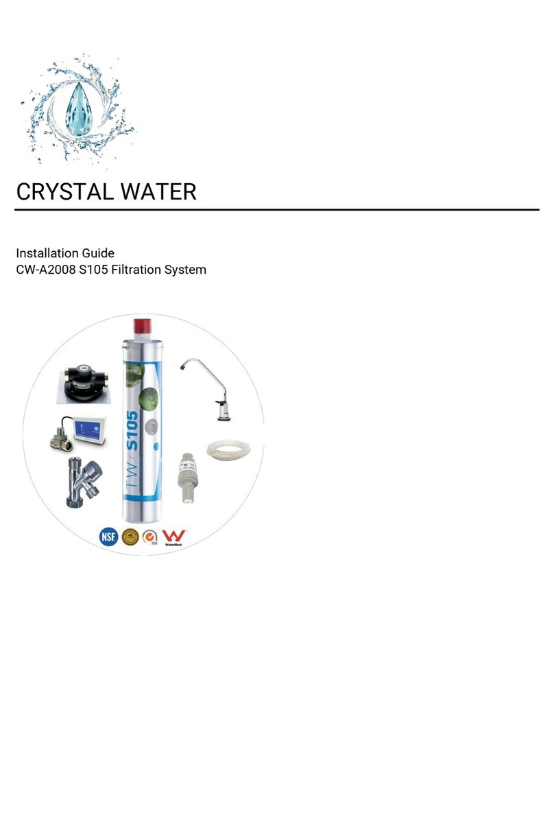 Crystal Water CW-A2008 S105 installation guide