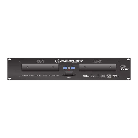 audiophony CD-3530 manual