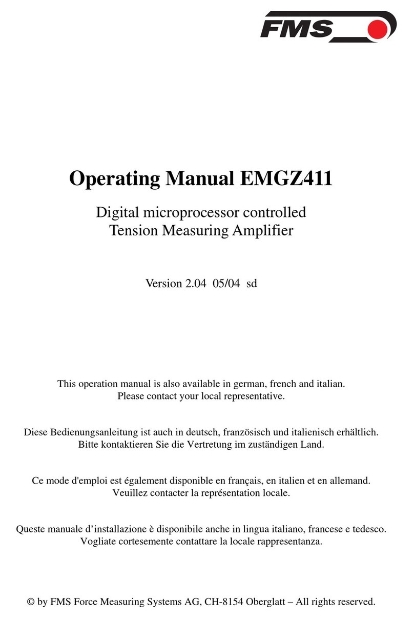 FMS EMGZ411 operating manual