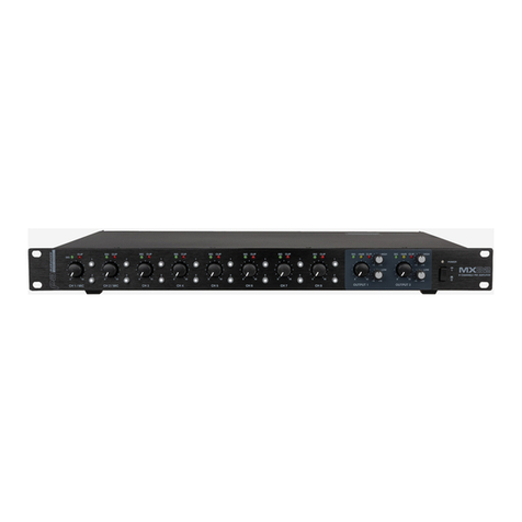 audiophony PA MX82 user guide