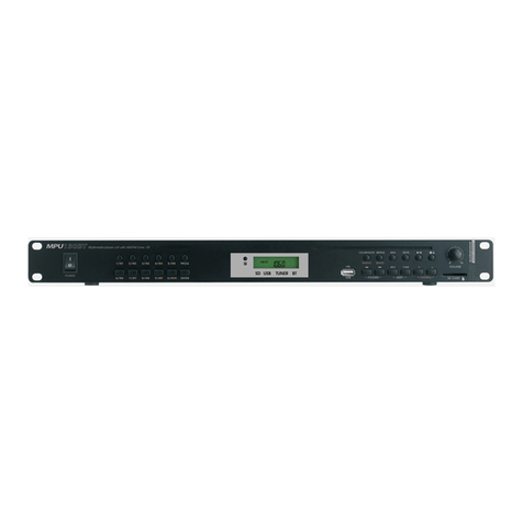 audiophony PA MPU130BT user guide