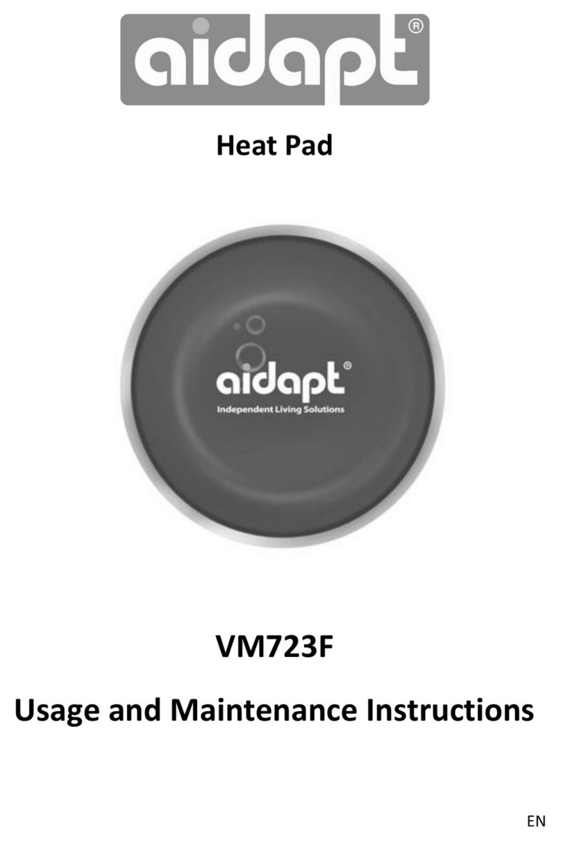 aidapt VM723F Usage and maintenance instructions aidapt VM723F Usage and maintenance instructions