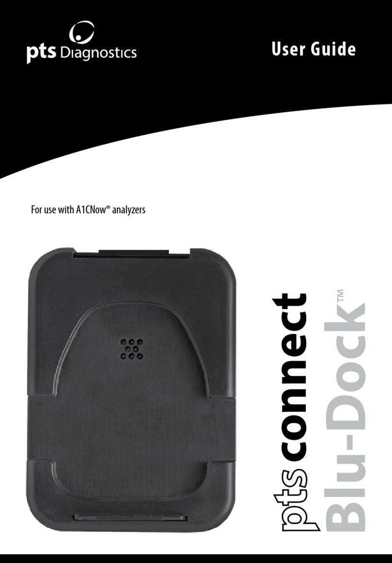 pts Diagnostics PTSconnect Blu-Dock user guide