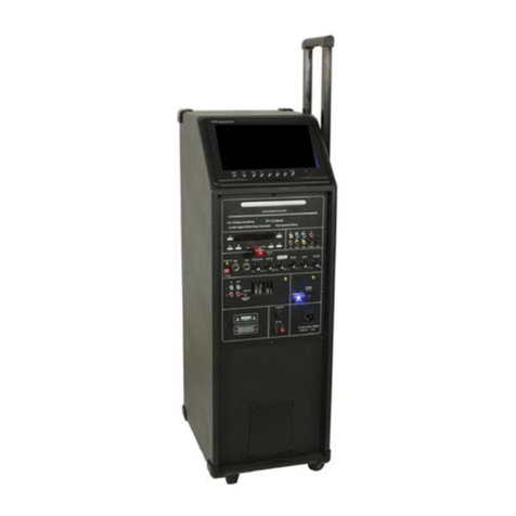 Ibiza sound Port9CD-VHF User manual
