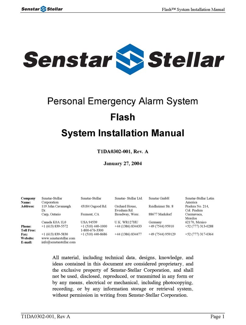 Senstar Stellar Flash System installation manual