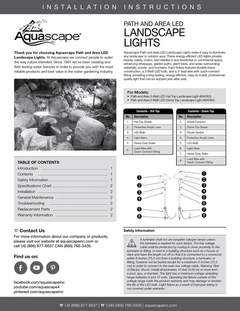 AquaScape 84063 installation instructions
