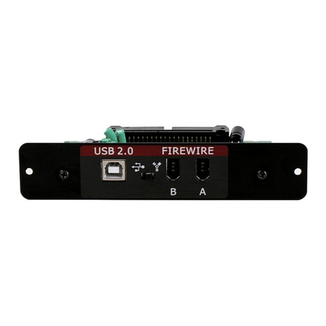 Phonic 16x16 Universal Expansion Card user manual