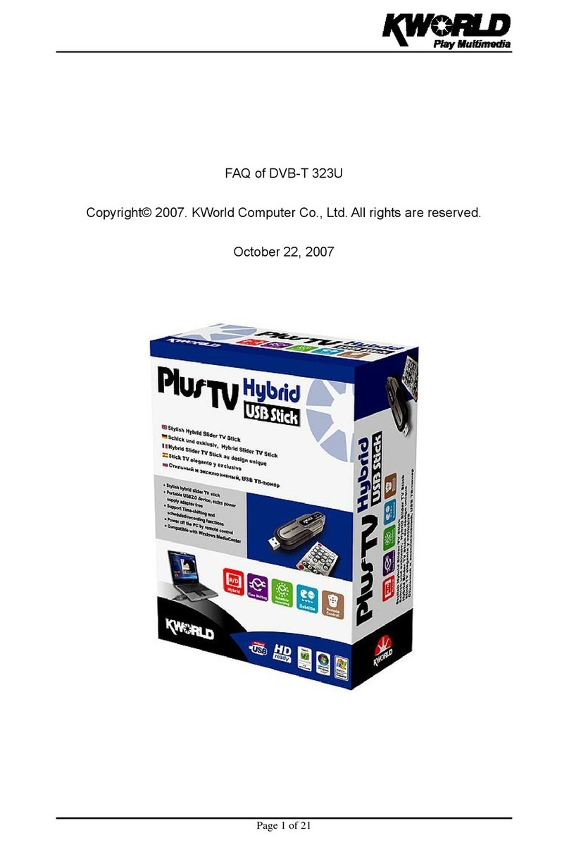 KWorld DVB-T 323U Faq