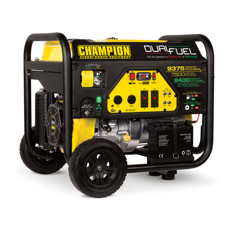 Champion 100165 Operator's manual
