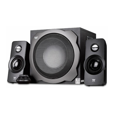 WOXTER Big Bass 260 User manual