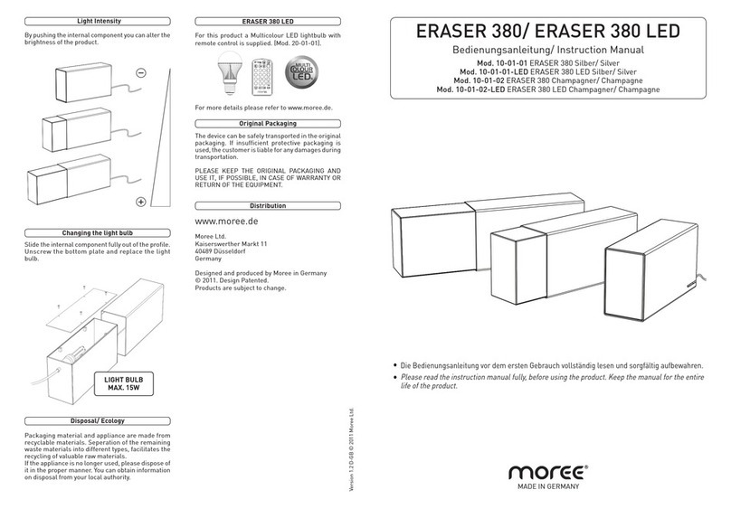 Moree ERASER 380 User manual