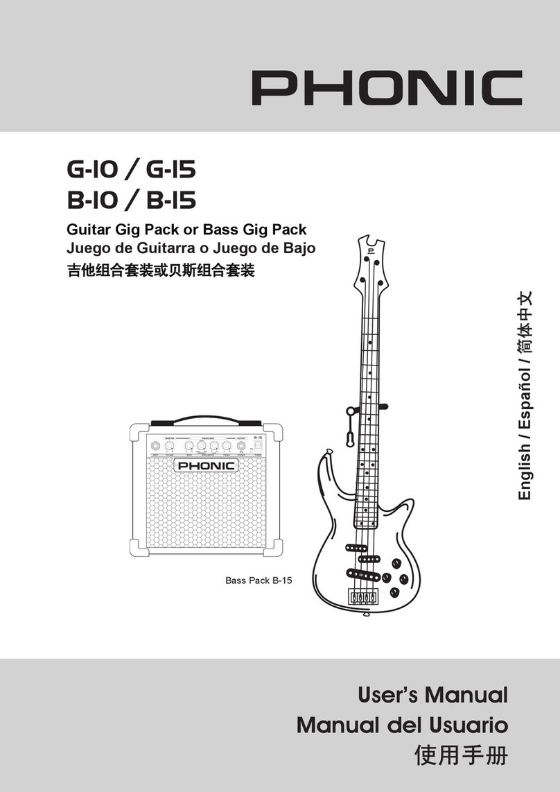 Phonic G-10 user manual