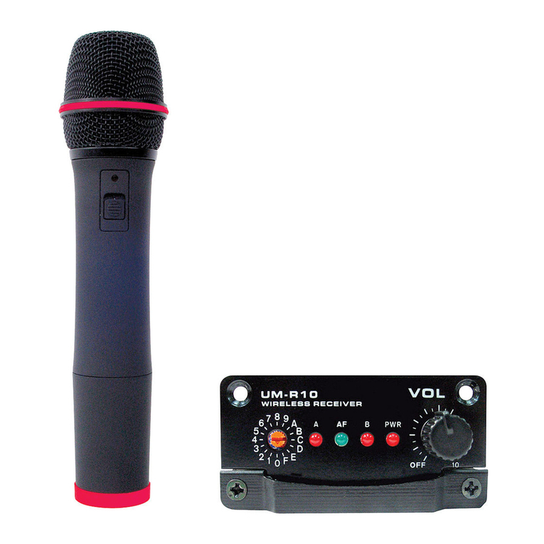 Phonic UM 30 User manual