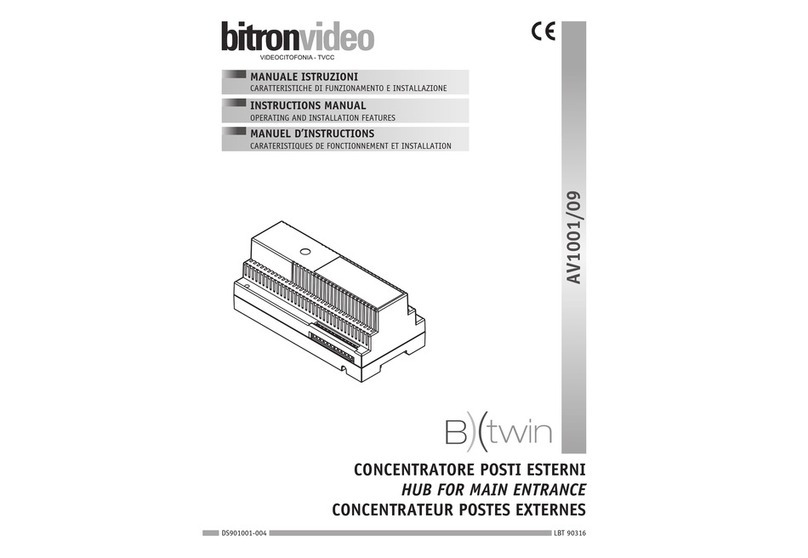 Bitron Video B-Twin AV1001/09 instruction manual