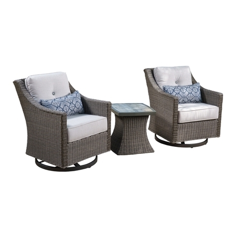 SUNVILLA 1902294 Assembly / care & use instructions SUNVILLA 1902294 Assembly / care & use instructions