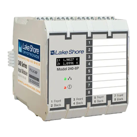 Lake Shore 240 Series User manual