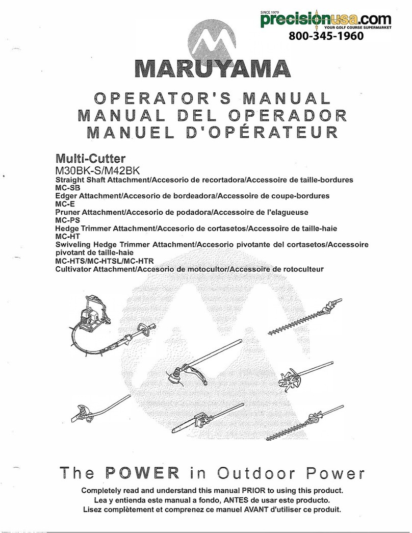 Maruyama M30BK-S Operator's manual
