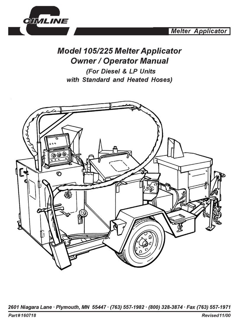 CIMLINE 105 Owner's/operator's manual