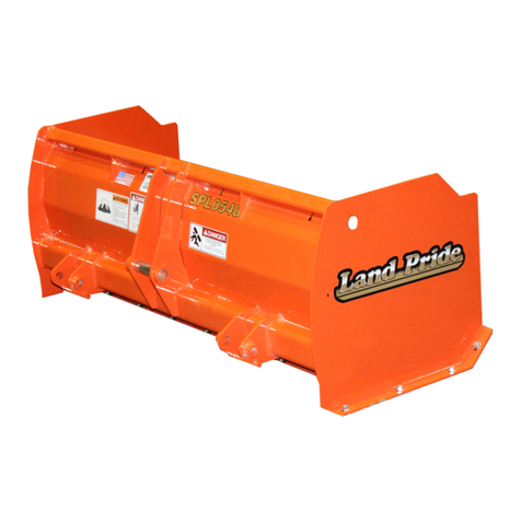 Land Pride SPL05 Series Operator's manual