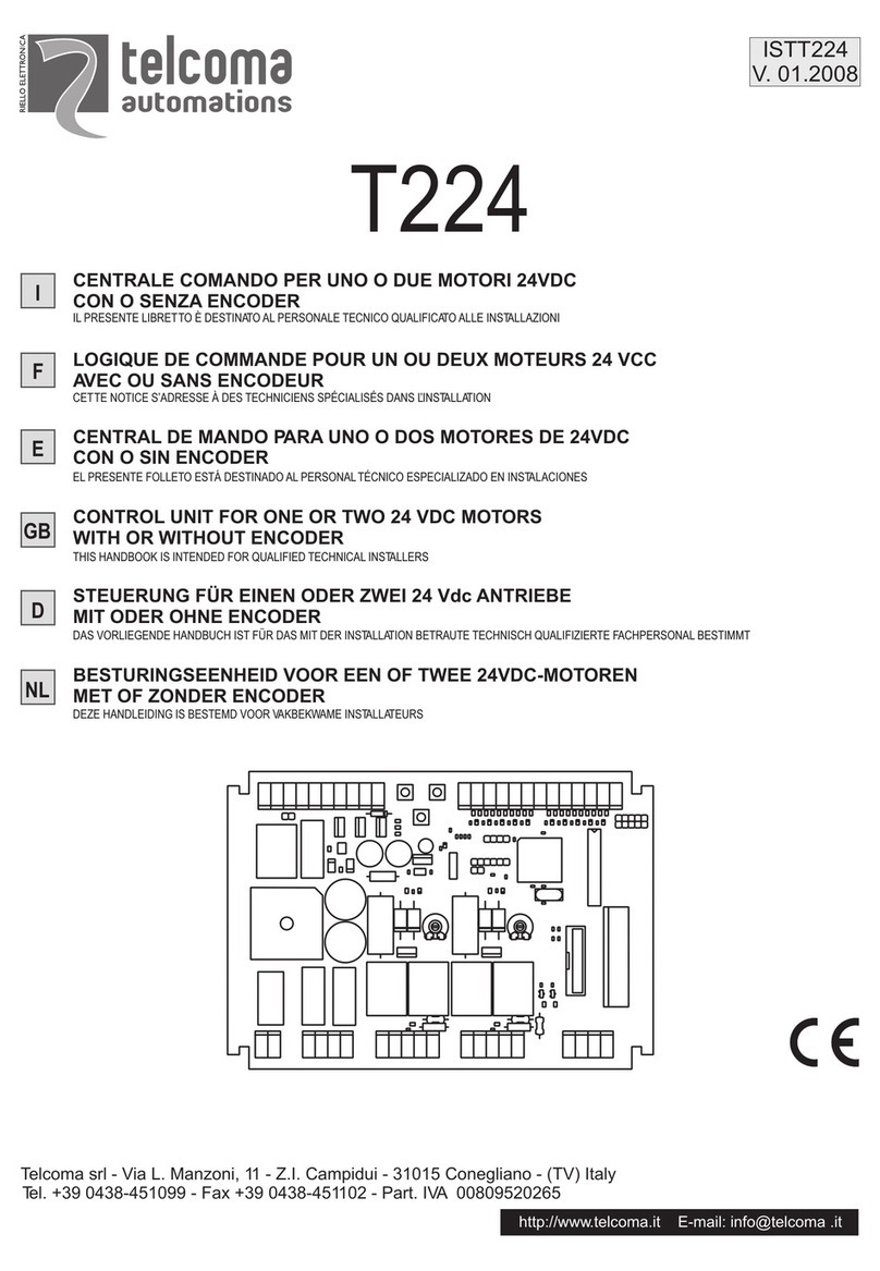 Telcoma Automations T224 Handbook