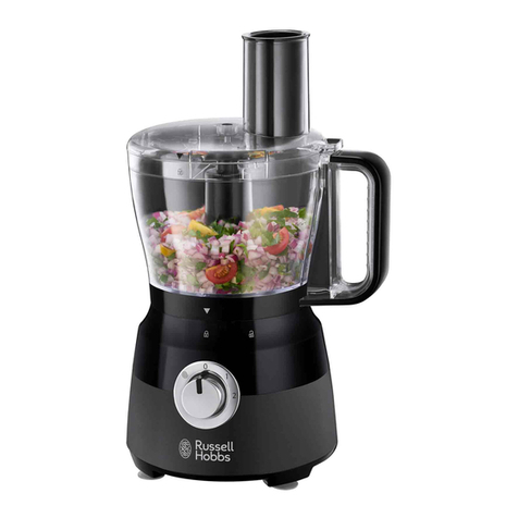 Russell Hobbs RHFP5BLK Instructions & warranty