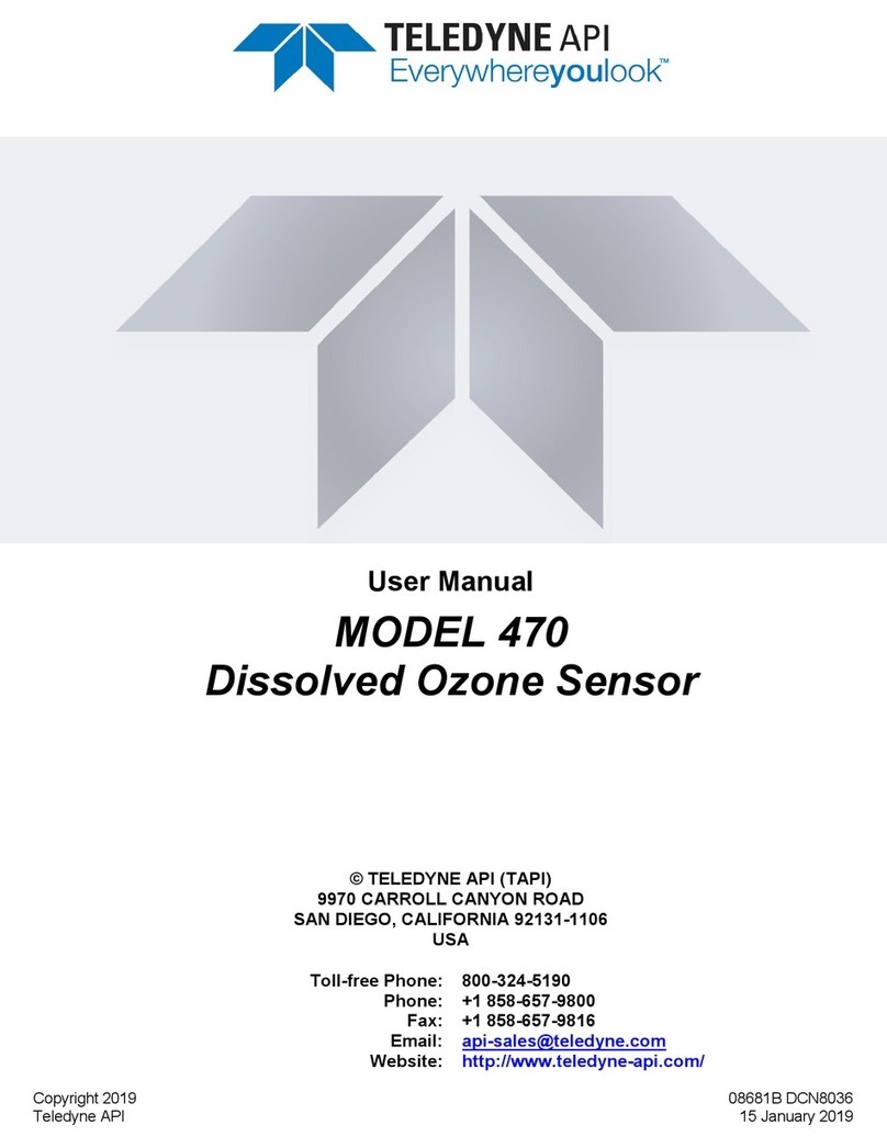 TELEDYNE API 470 user manual