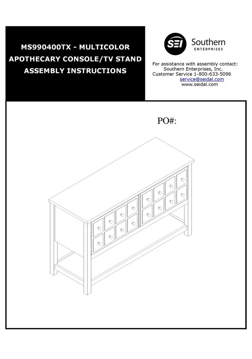 Southern Enterprises MS990400TX Assembly instructions Southern Enterprises MS990400TX Assembly instructions