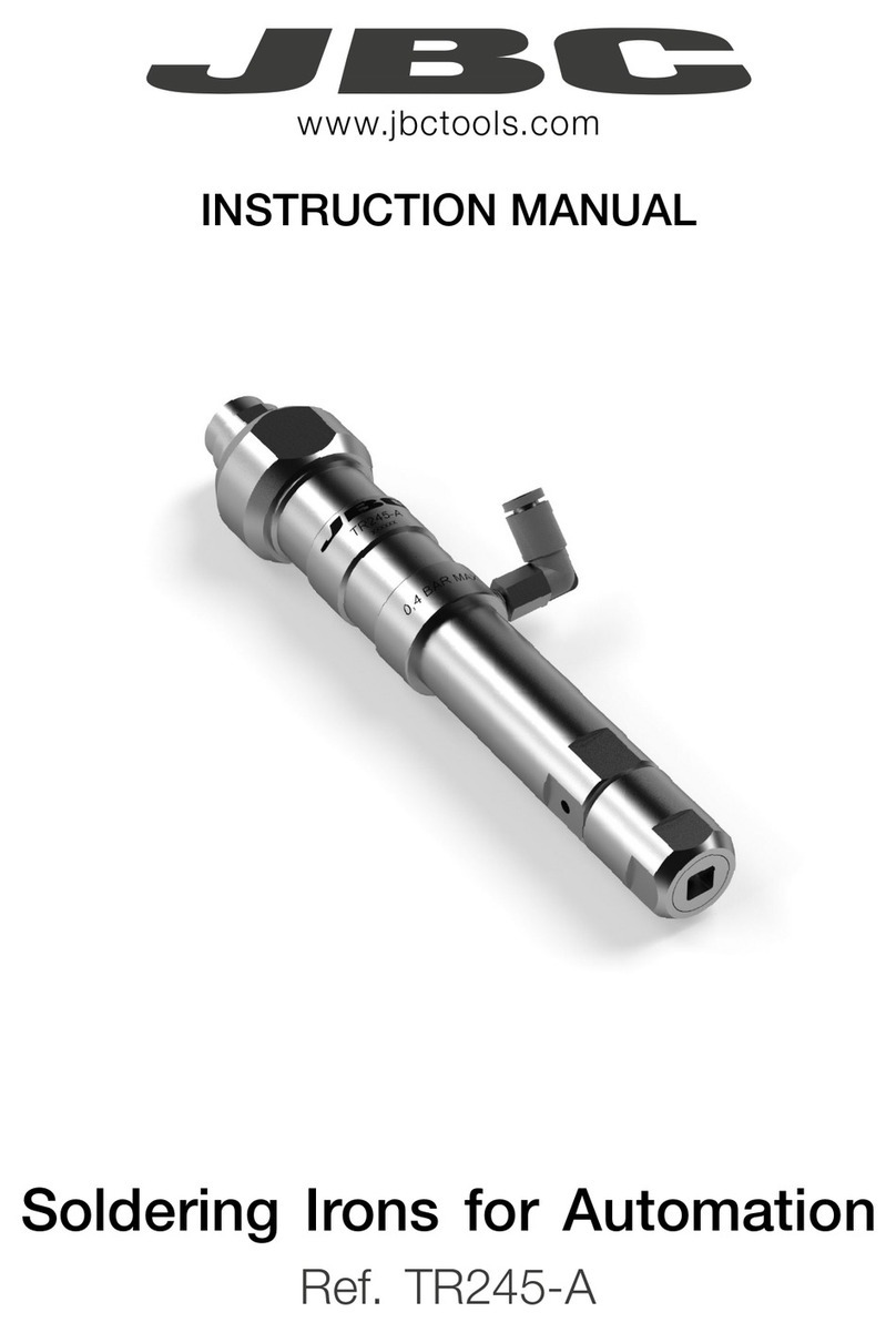 jbc TR245-A instruction manual