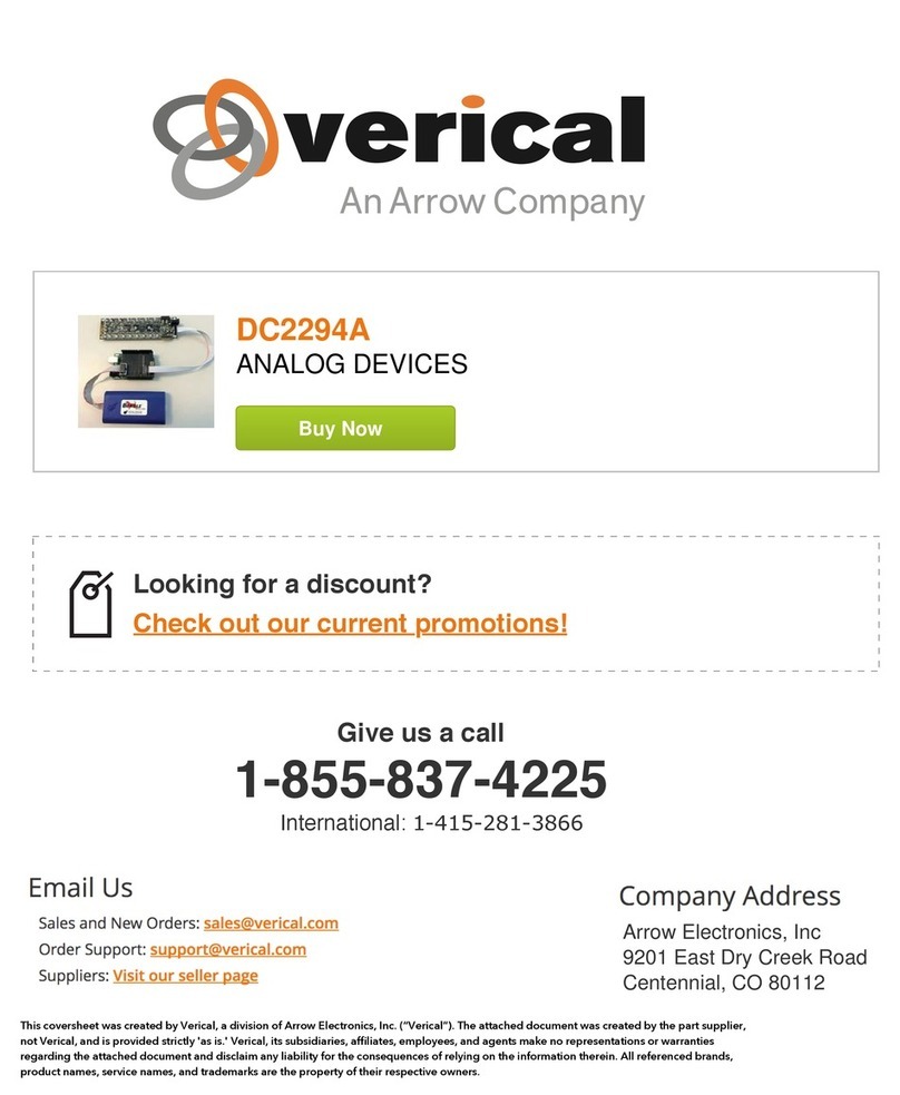 Arrow Verical Linduino Shield Demo Manual