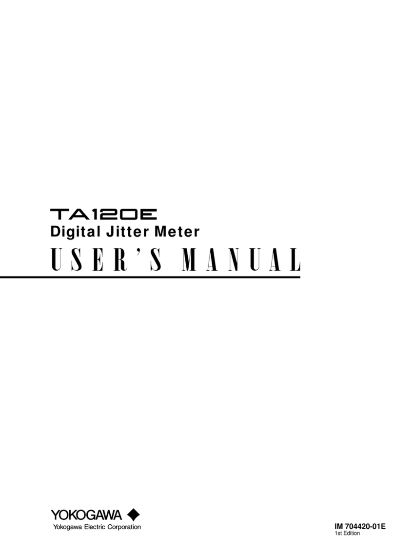 YOKOGAWA TA120E User manual