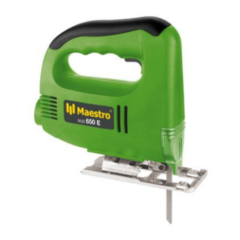 Maestro MJS 650 E Original operating instructions Maestro MJS 650 E Original operating instructions