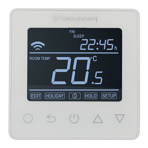 Roma Heating RW800i User manual