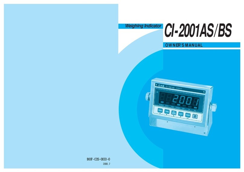 CAS CI-2001AS User manual