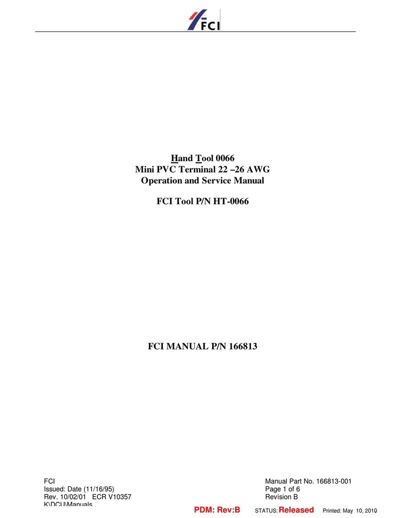 FCI HT-0066 Operation manual