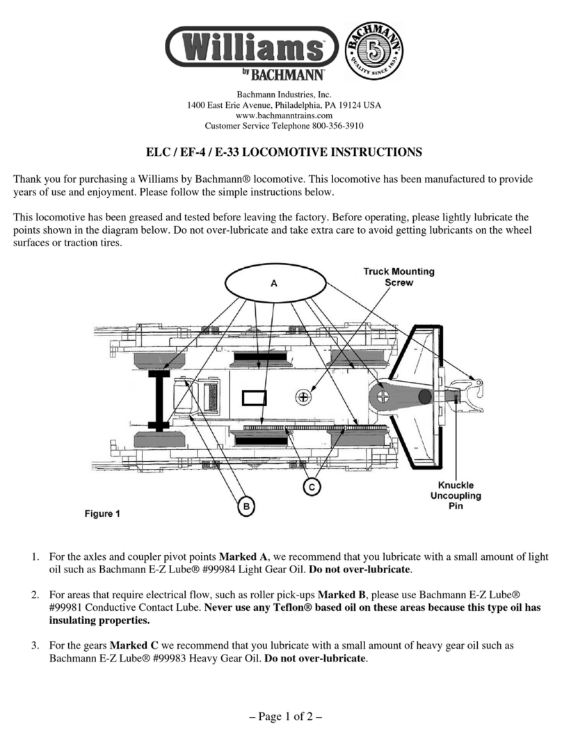 Bachmann Williams ELC User manual