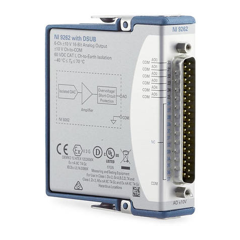 National Instruments NI 9262 User manual