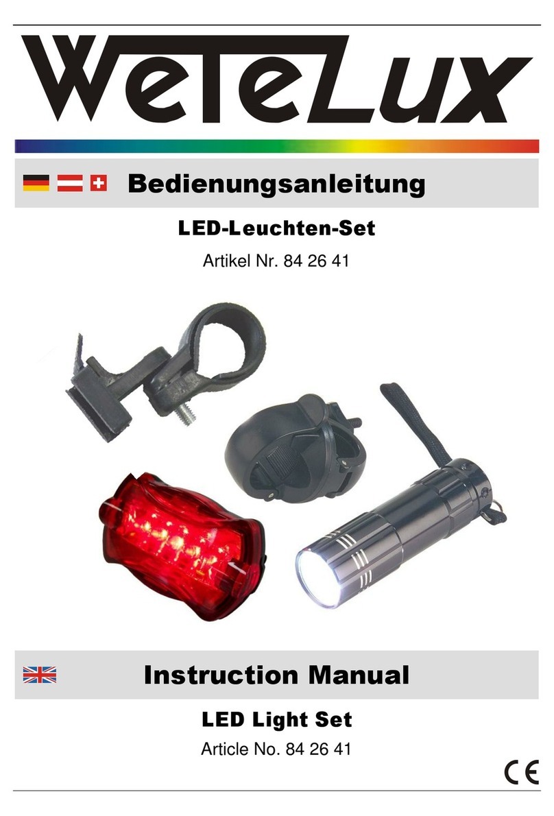 Wetelux 84 26 41 User manual