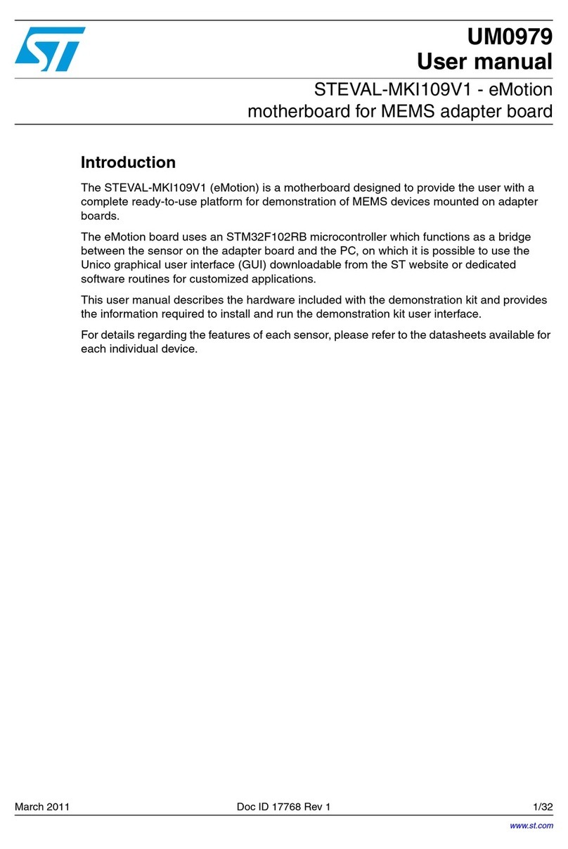 ST eMotion STEVAL-MKI109V1 User manual