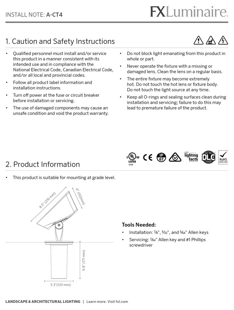 FXLuminaire A-CT4 manual