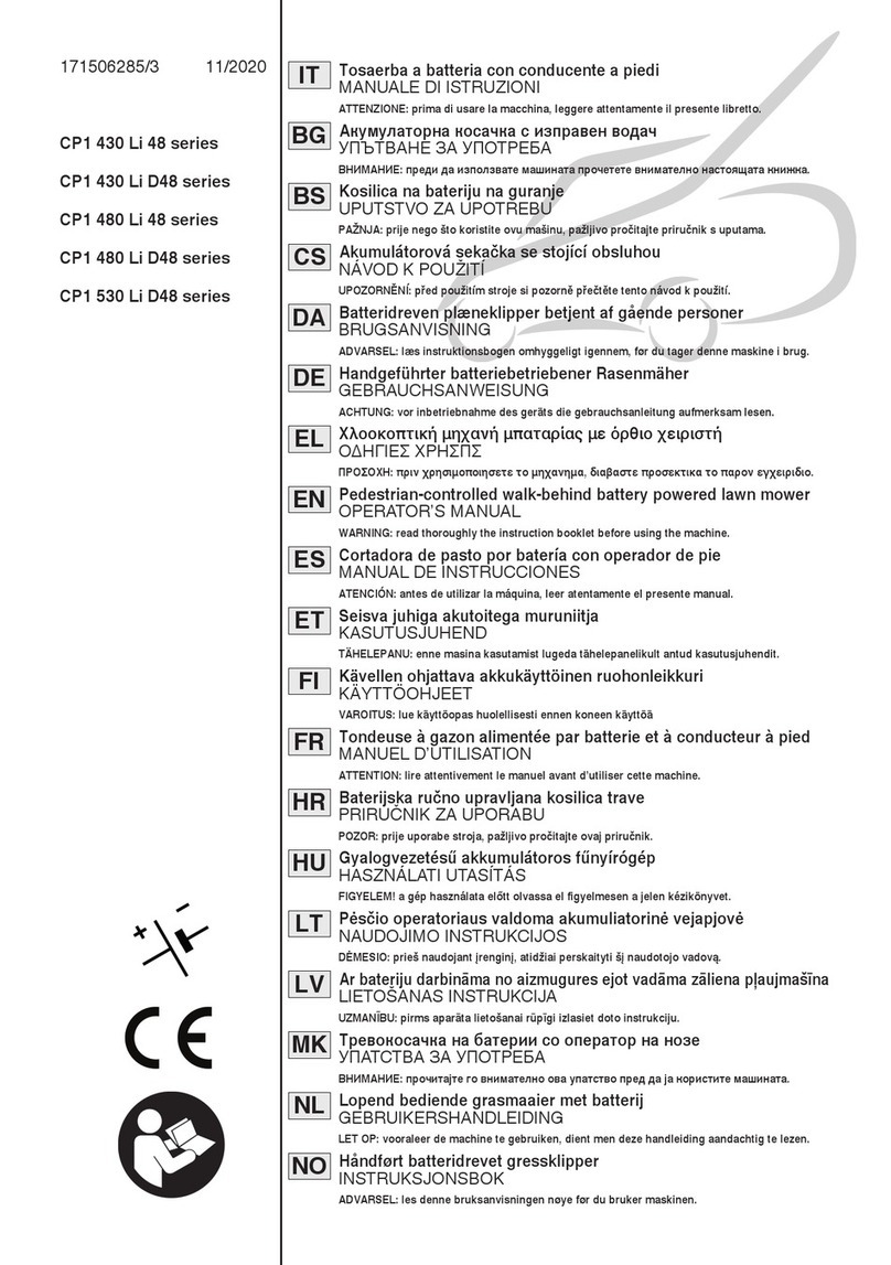 Stiga CP1 430 Li 48 series User manual